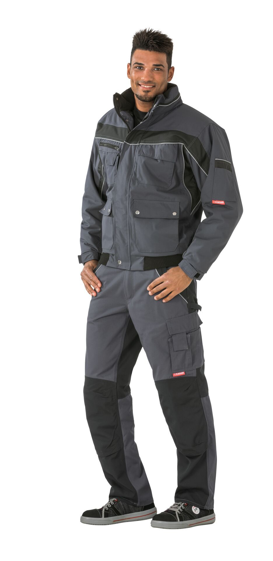 Planam Blouson Plaline, Outdoor schiefer/schwarz Gr. XS