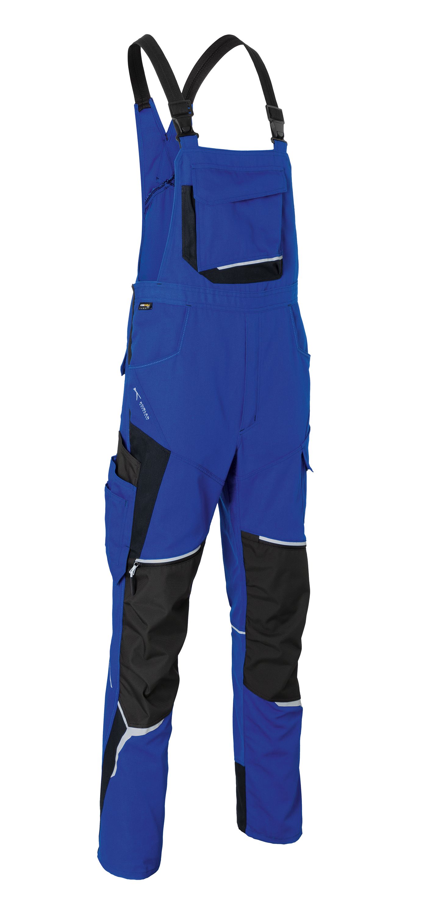 KÜBLER BODYFORCE Latzhose PSA 2 kbl.blau/schwarz Gr. 40