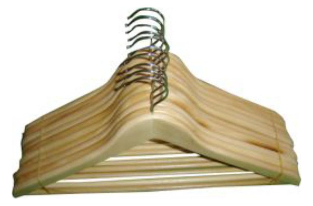 Konfektionsbügel mit Steg
