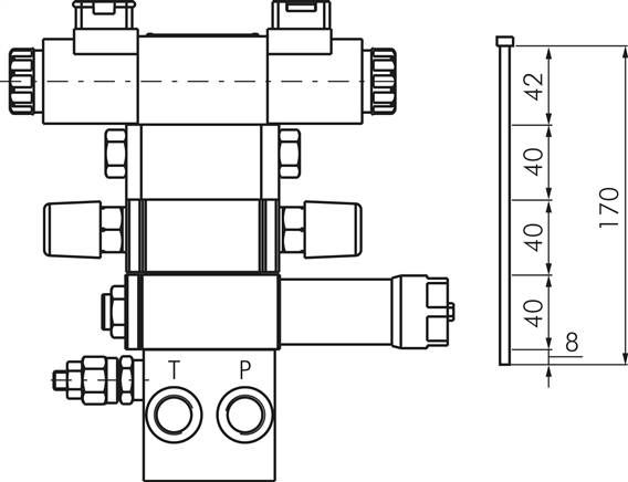 Zylinderschraube DIN 912 für NG 6-Ventile, M 5x30