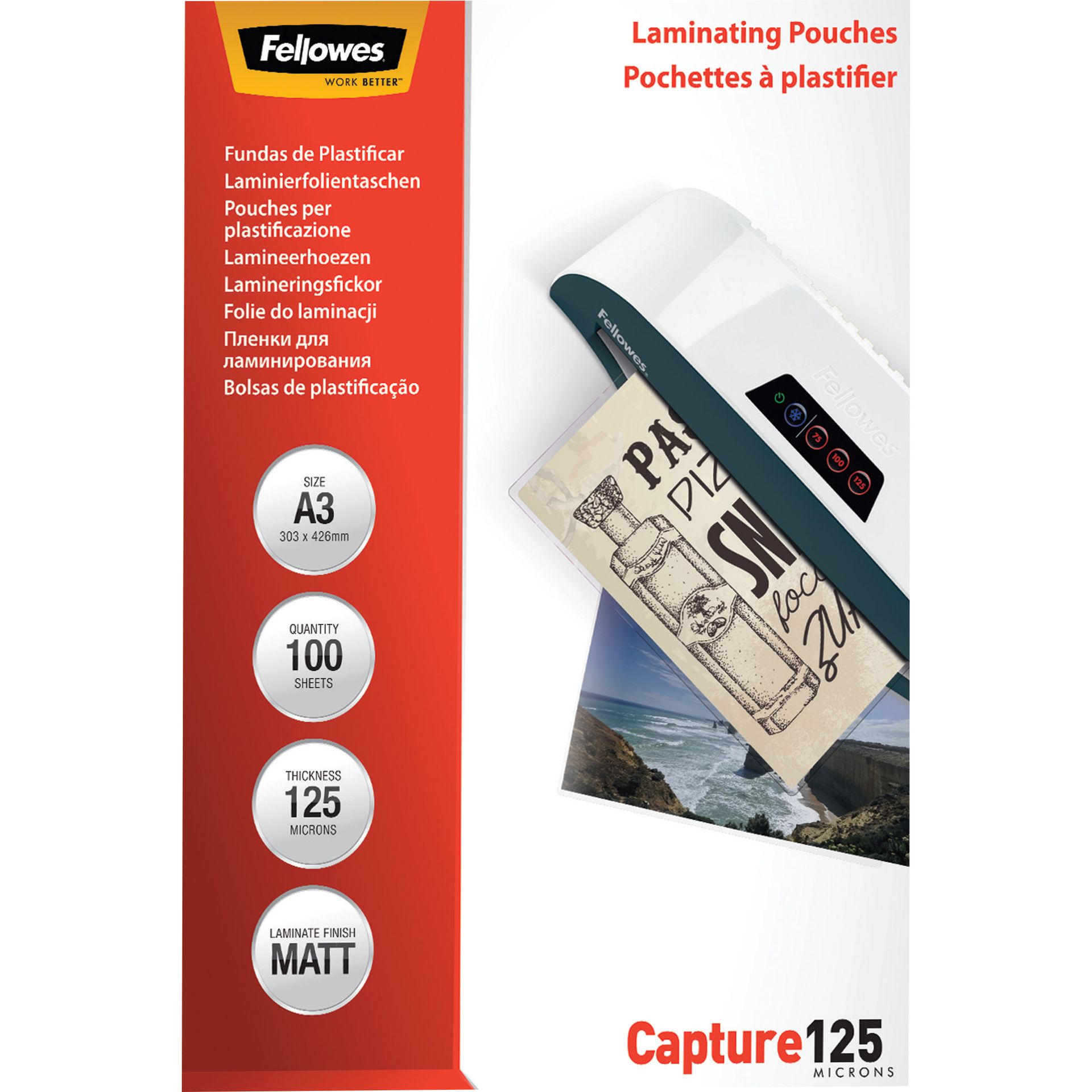 Laminierfolie DIN A3 matt 100 St./Pack.