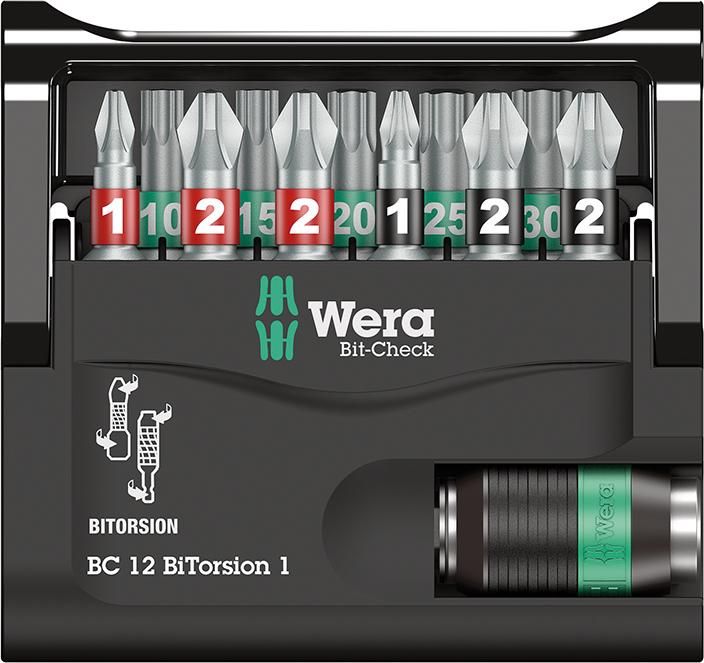Wera Bit-Satz Bit-Check 12 BiTorsion 1