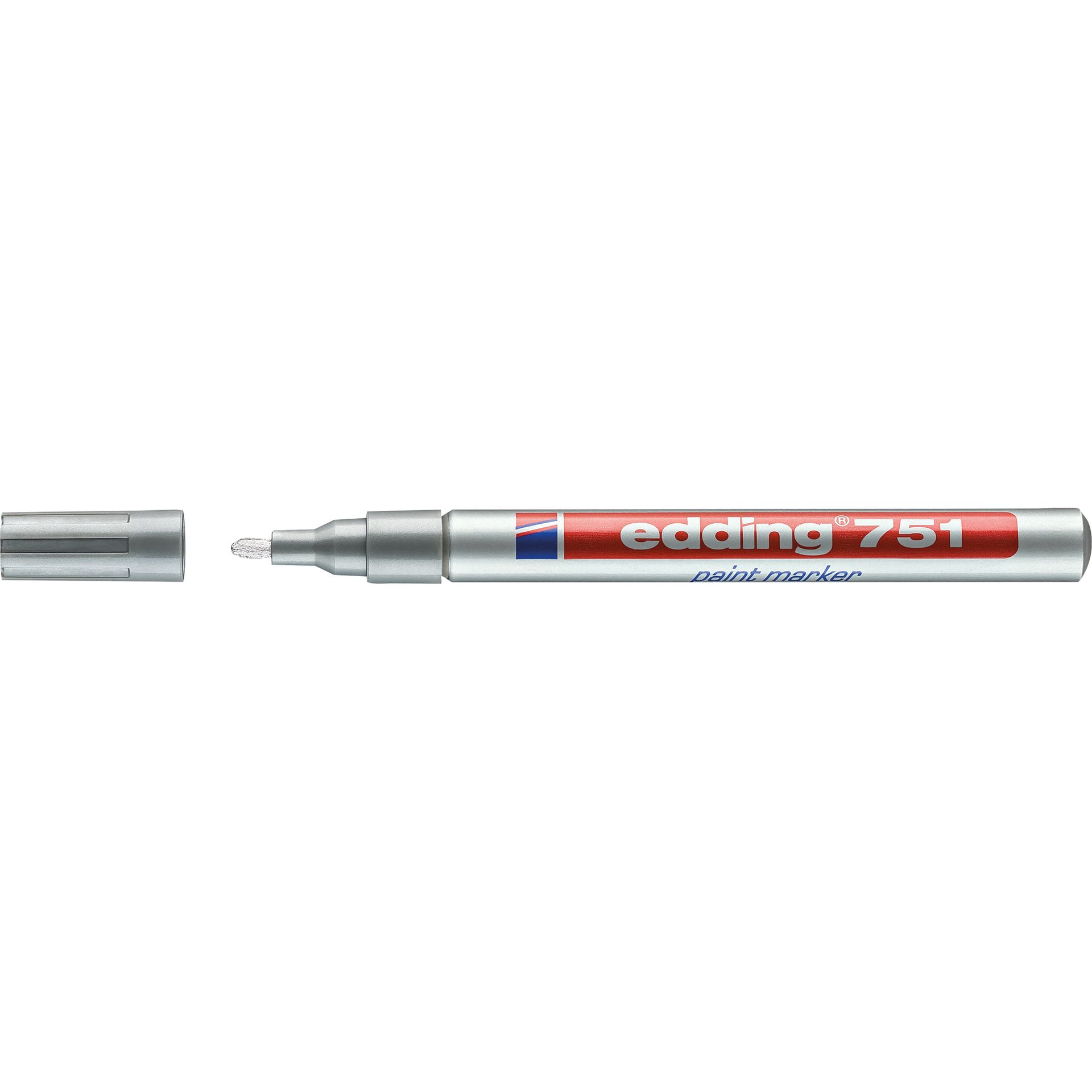 Lackmarker 751 1-2mm Rundspitze permanent silber