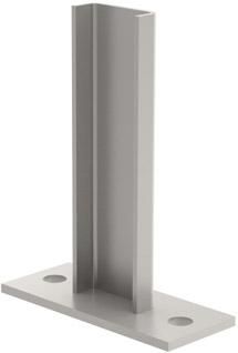 Fußplatte Edelstahl V4A für GFK-Leiter für GFK-Leiter