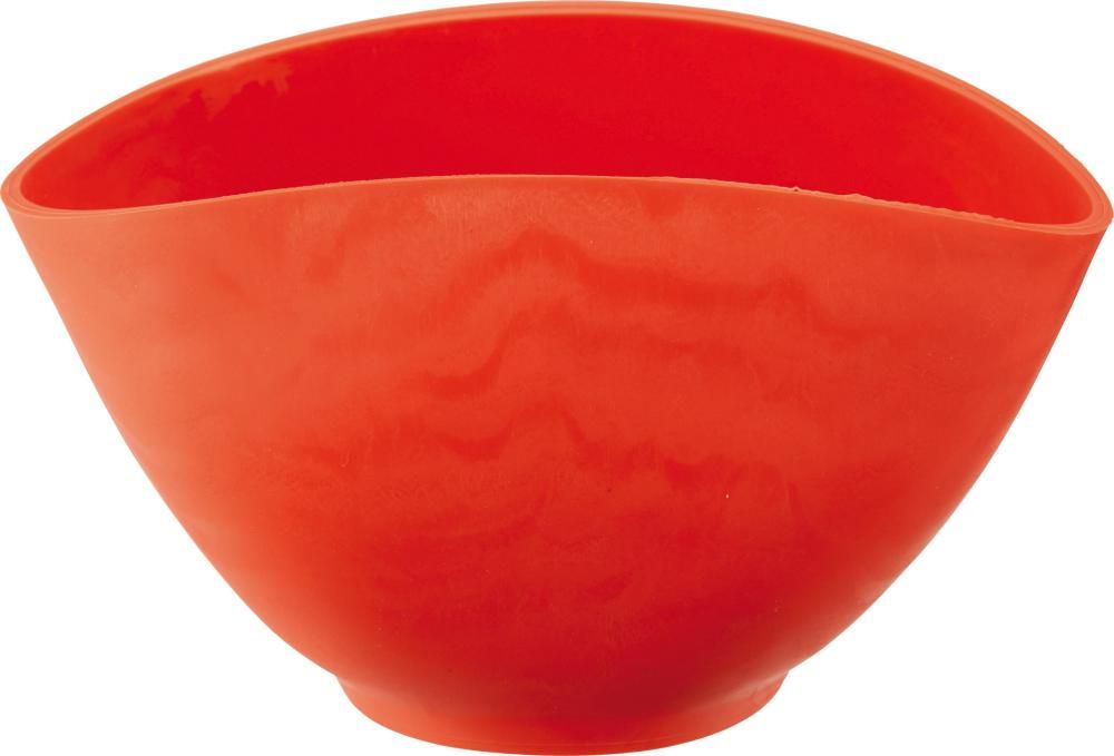HAROMAC Gipsbecher Gummi 130x95mmrot