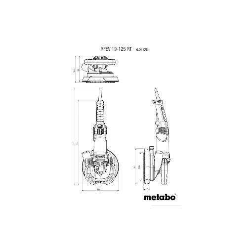Renovierungsfräse RFEV 19-125 RT Metabo
