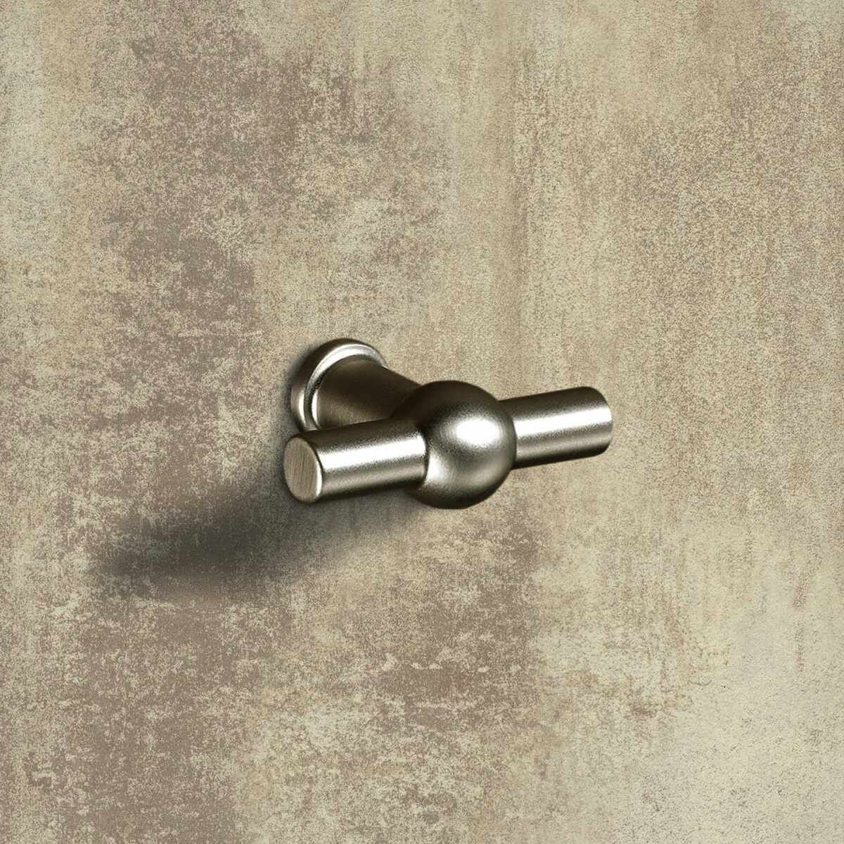 Knopf Altedo, L 50 mm, H 37 mm, Edelstahl Optik ge