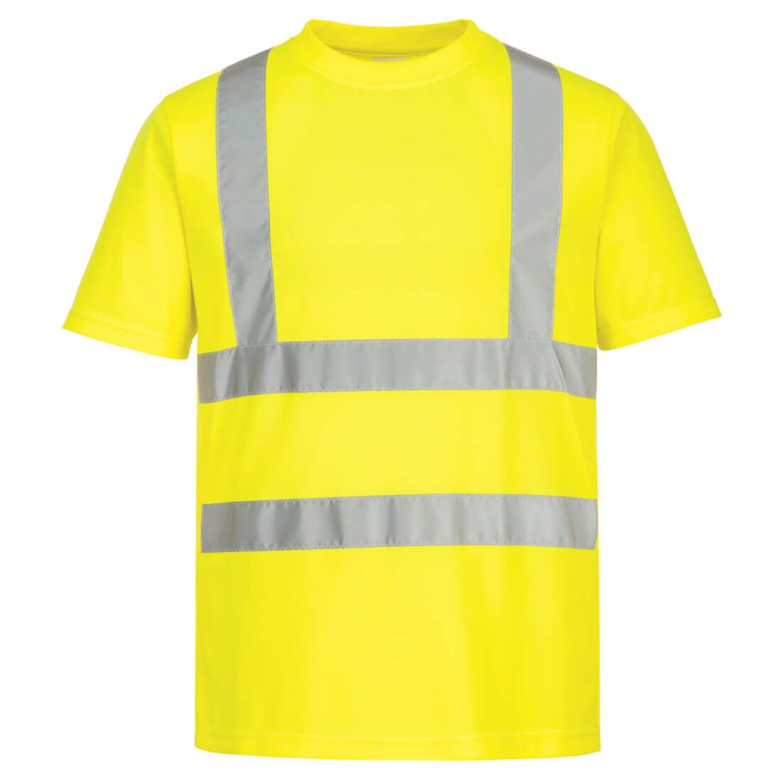 Portwest EC12 Warnschutz-T-Shirt, Gelb, Gr. XL