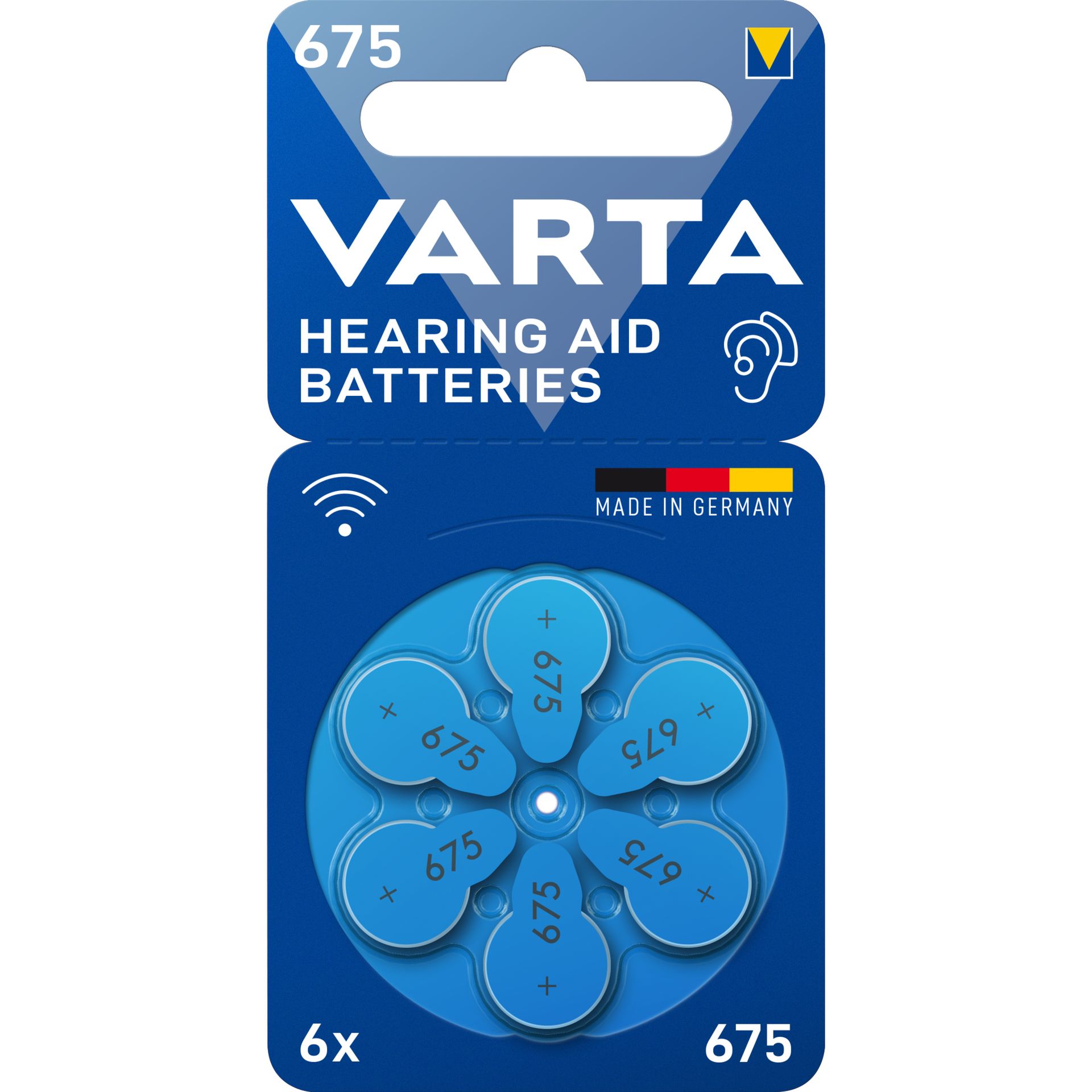Hearing Aid Batteries 675 6St