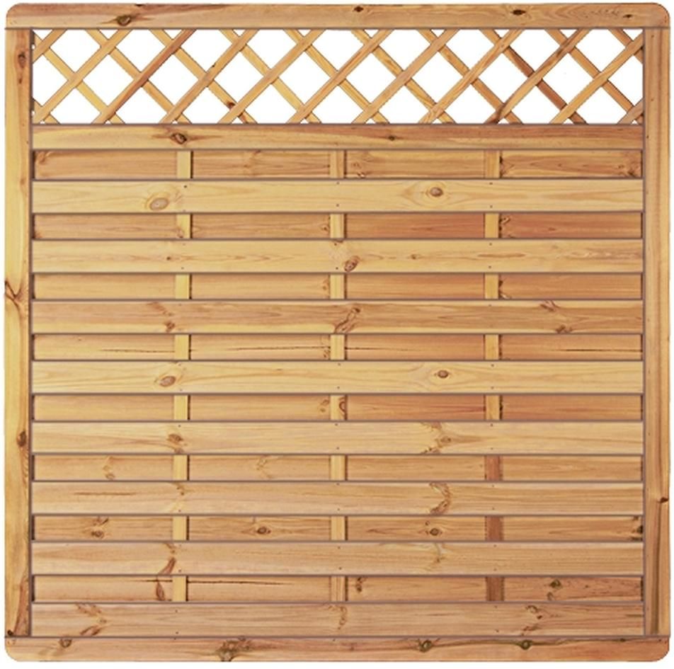 Avantgarde-Serie Ranki 180 x 180 cm, kdi-grün Rahmen 45/68 mm, Lamellen glatt,geschr.
