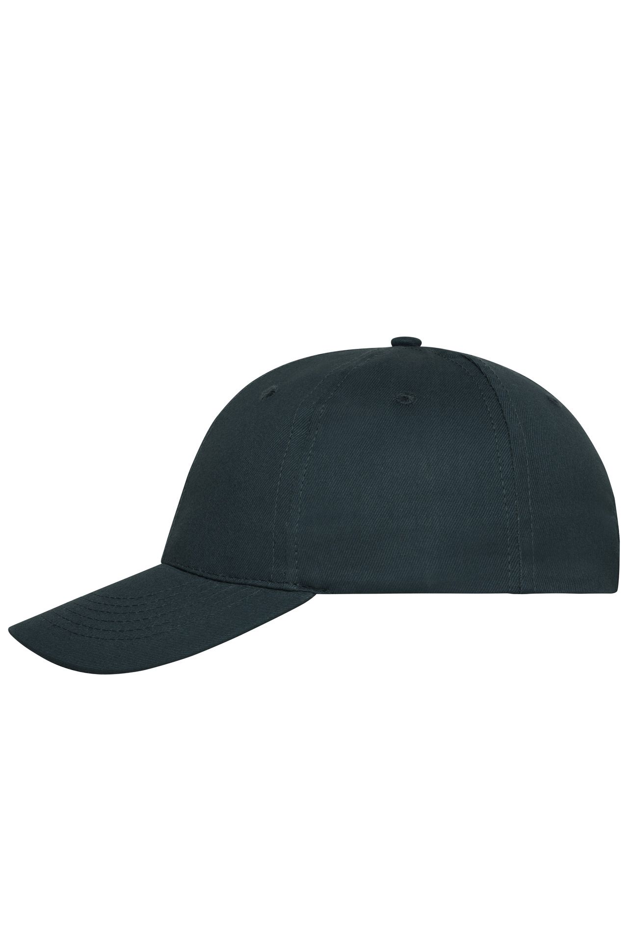 6 Panel Cap mit ungebürsteter Oberfläche