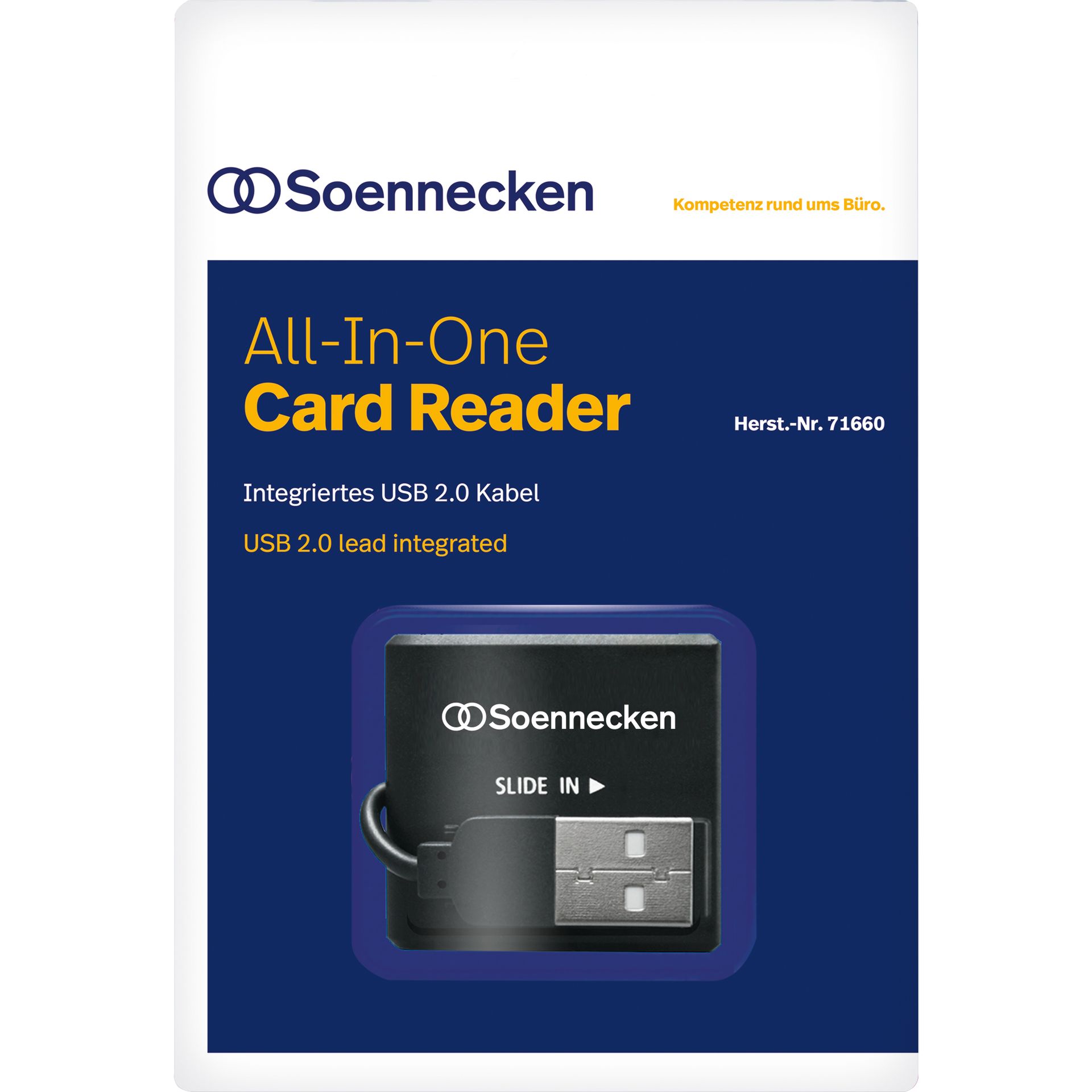 Kartenleser USB 2.0 schwarz