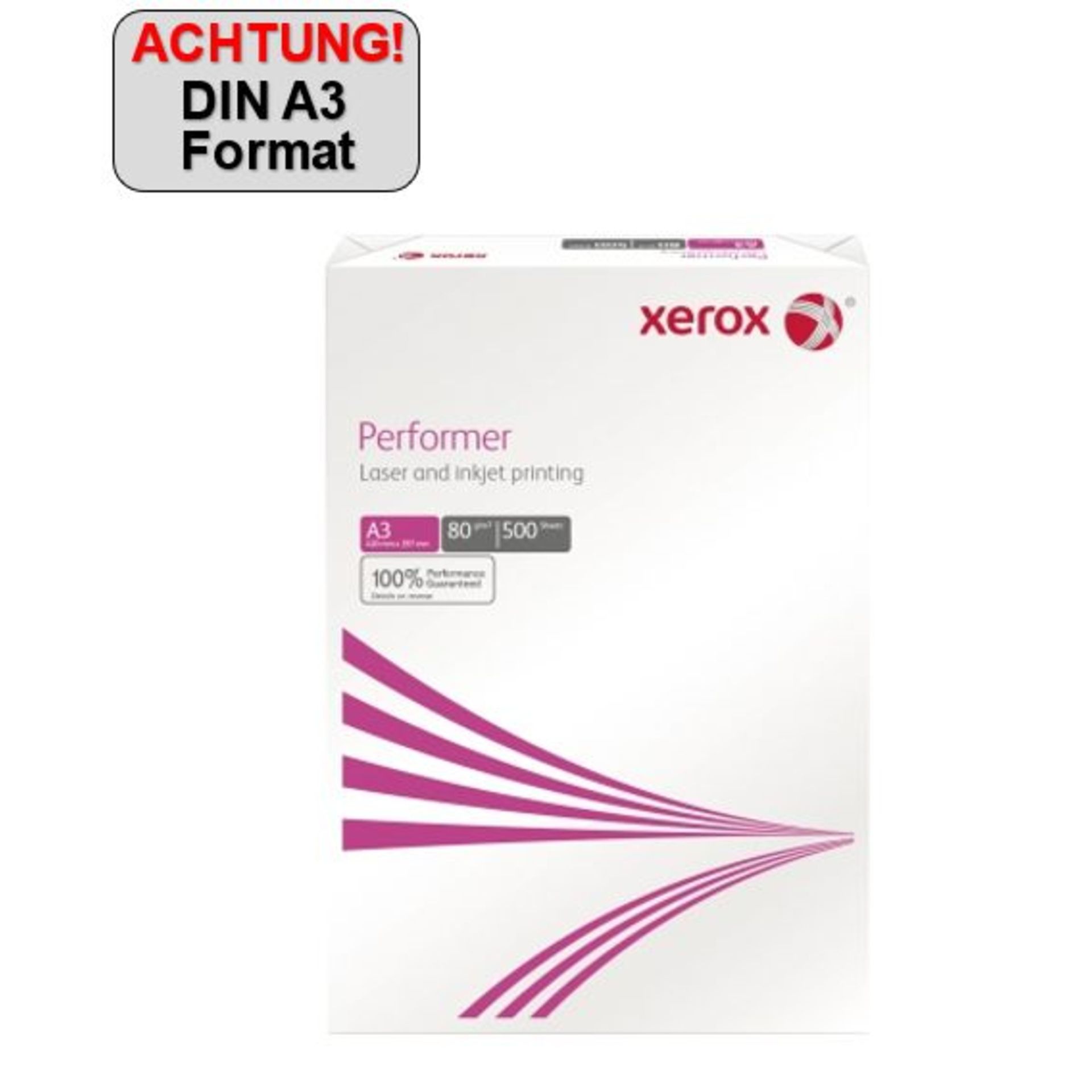 Kopierpapier Performer DIN A3 80g 500 Bl./Pack.