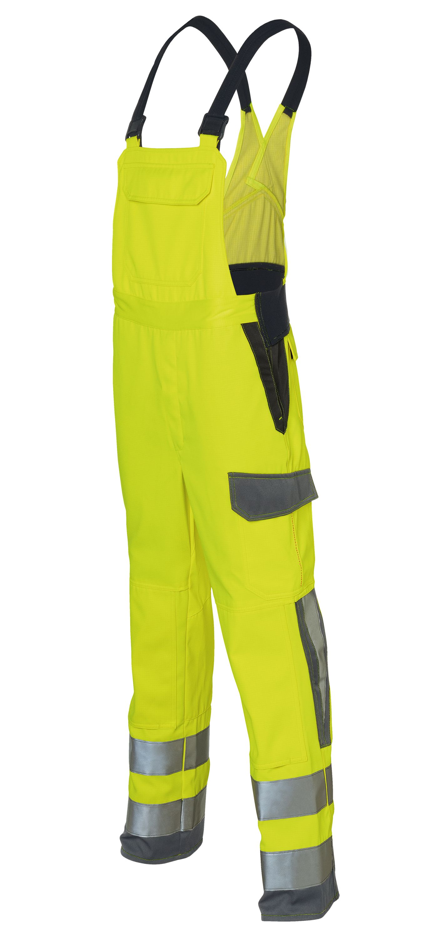 KÜBLER PROTECTIQ HIGH VIS Latzhose ARC2 PSA 3 warngelb/anthrazit Gr. 44