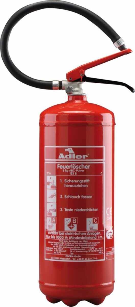 Pulver-Aufladelöscher 6 kg P 6 PRO Gloria