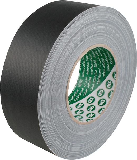 Premium-Gewebeklebeband PE-beschichtet, 50mmx50m stabilisiertes Gewebe Kautschukkleber,schwarz