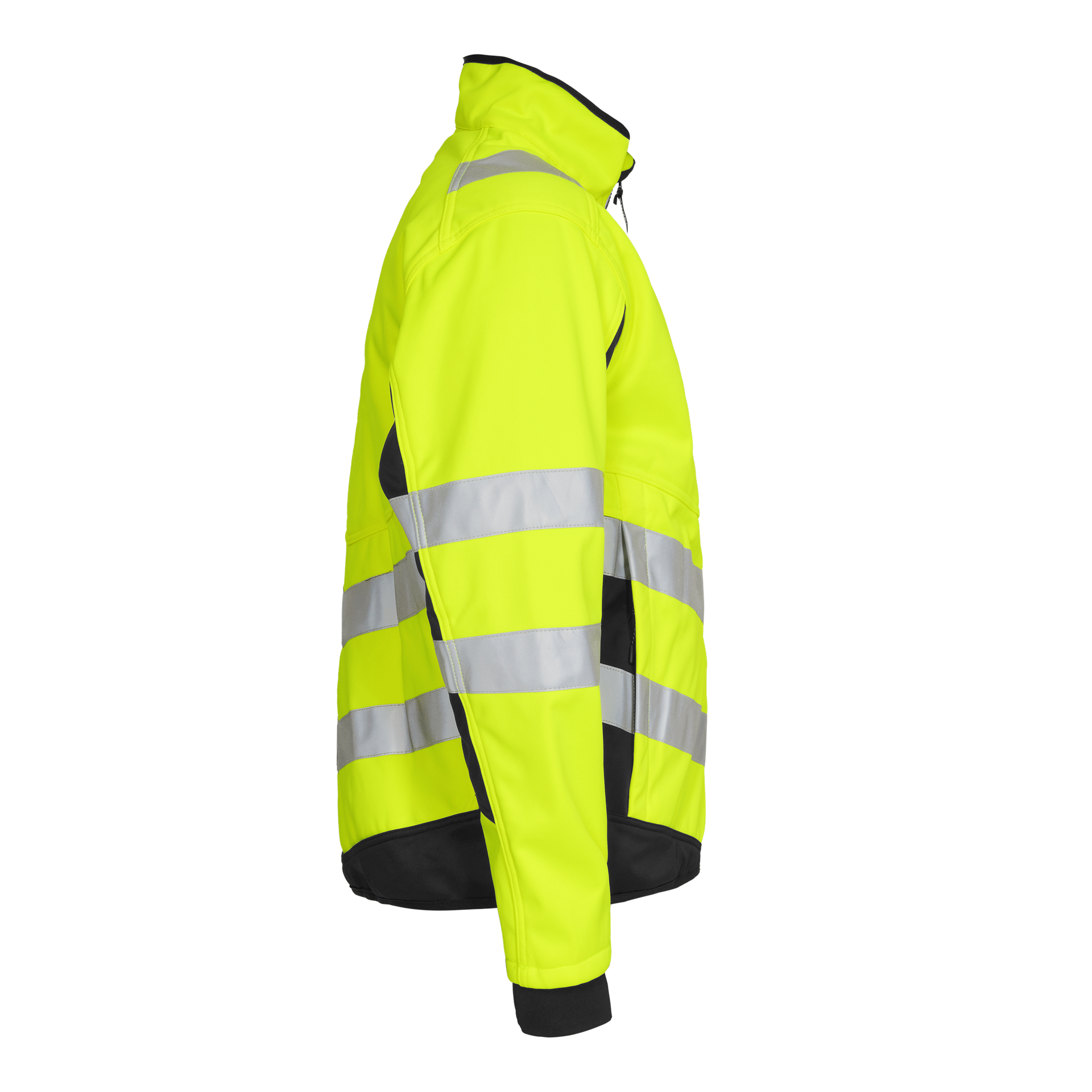 Safety Softshelljacke Gelb/Schwarz, Gr. S