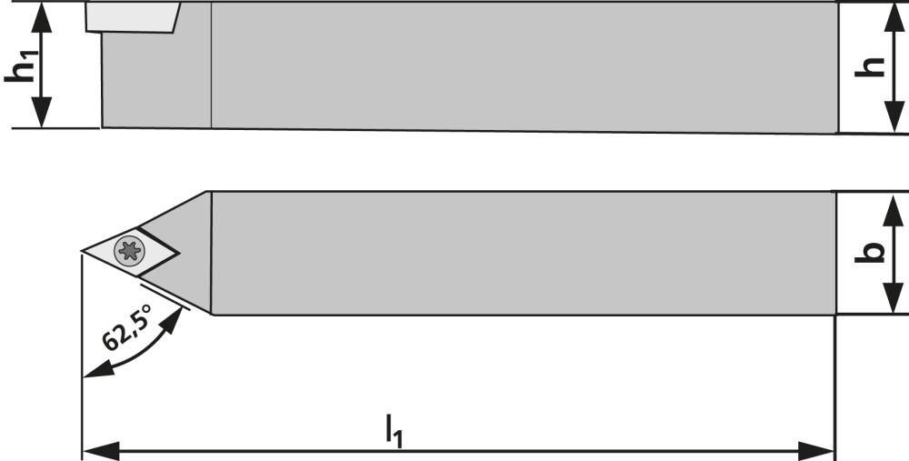 ISO-Klemmhalter SDNCN 2525 M 11 FORMAT