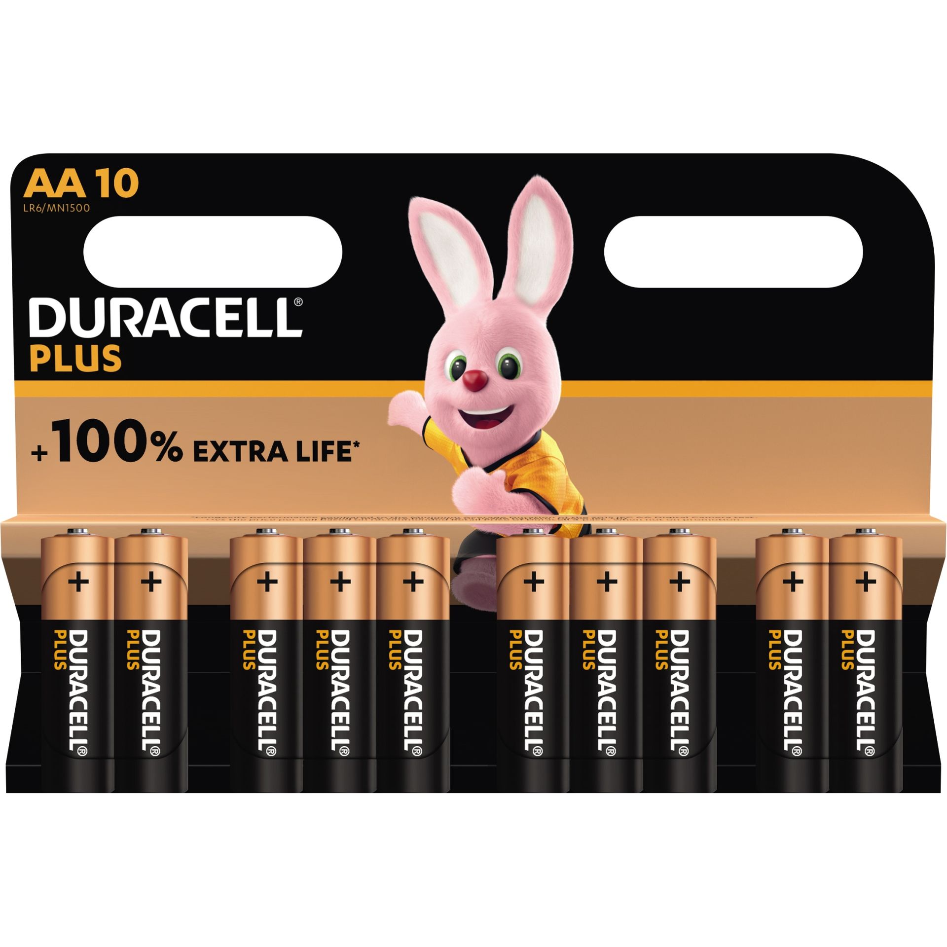 Batterie Plus Mignon AA 10St