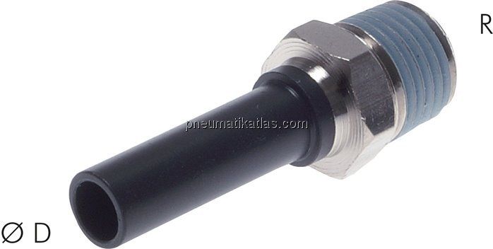 Einschraubtülle UNF 10-32-5/32" (3,97 mm) Stecknippel, IQS-Inch