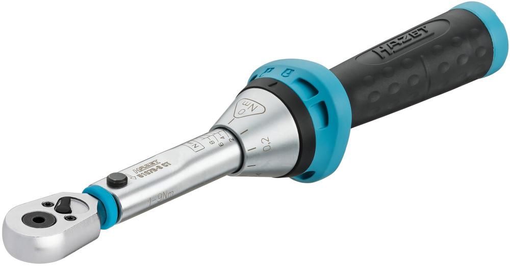Drehmomentschlüssel 5107 B-3CT 1-9Nm 1/4" Bitaufnahme Hazet