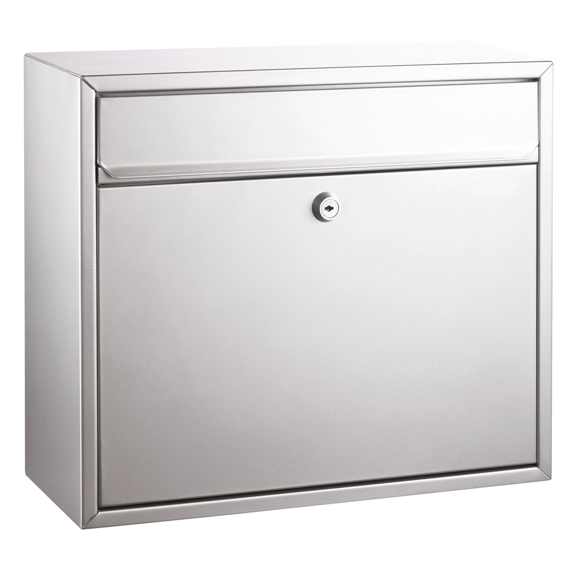 Briefkasten silber 36x31x15cm