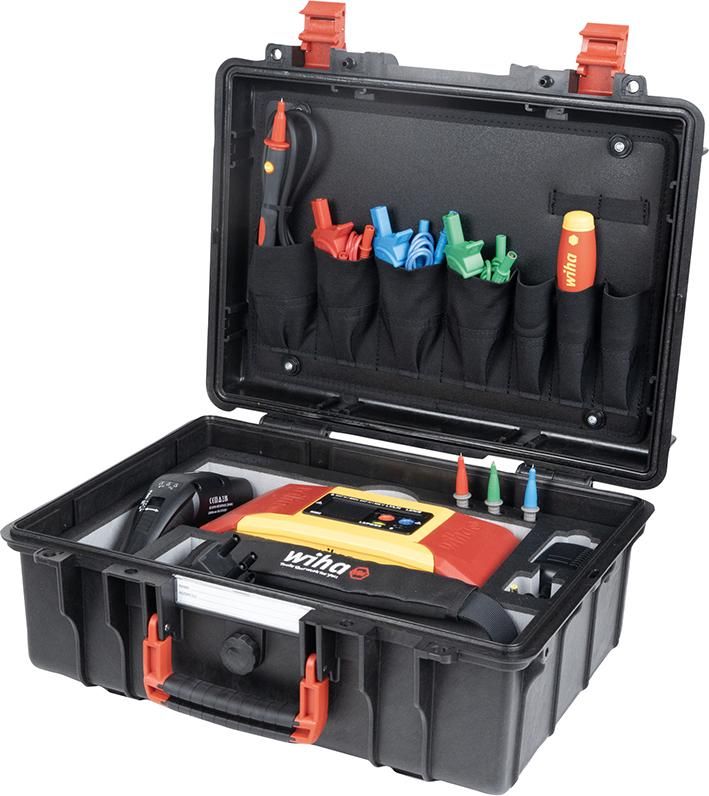 WIHA Installationstester Set MFT one mit Werkzeug und Zubehör im Koffer
