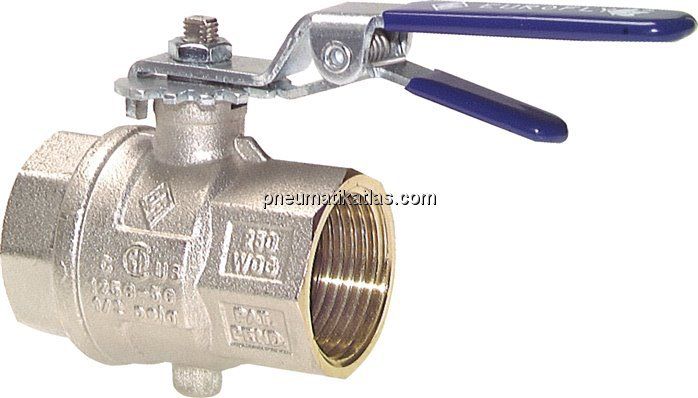 Absperrklappe mit Innengewinde Rp 1/2", 0 bis 16bar