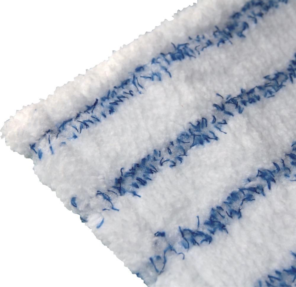 Premium-Mikrofasermopp 40cm, weiß-blau