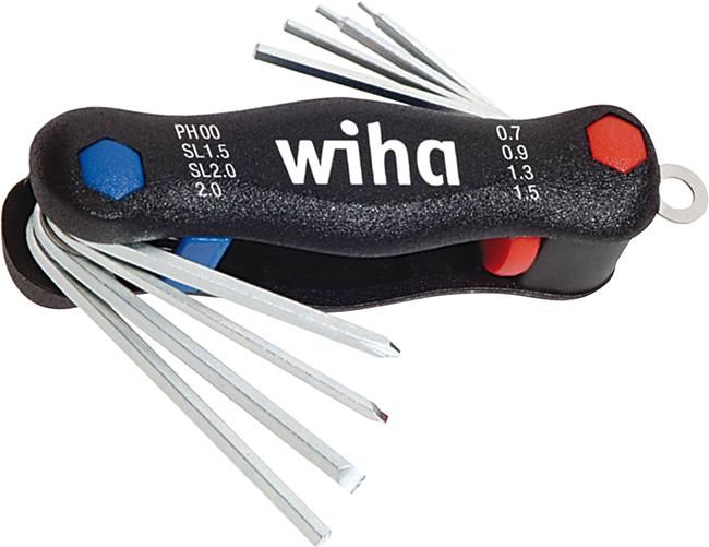 Handklapphalter 8-teilig gemischt Mini-PocketStar Wiha