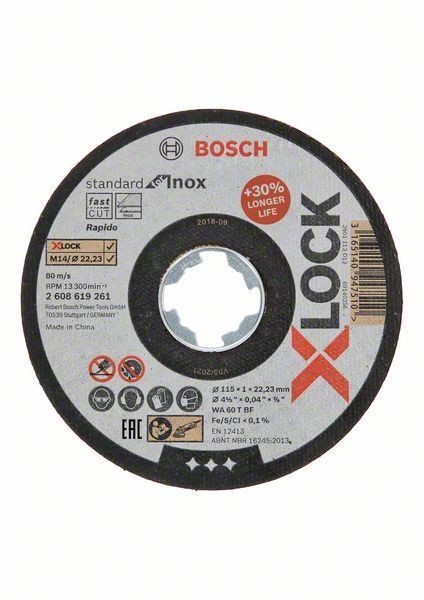 Bosch X-LOCK Standard for Inox Trennscheibe