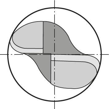 Radiusfräser DIN1889 langHSSCo8 TiAlN Typ N 3mm FORMAT