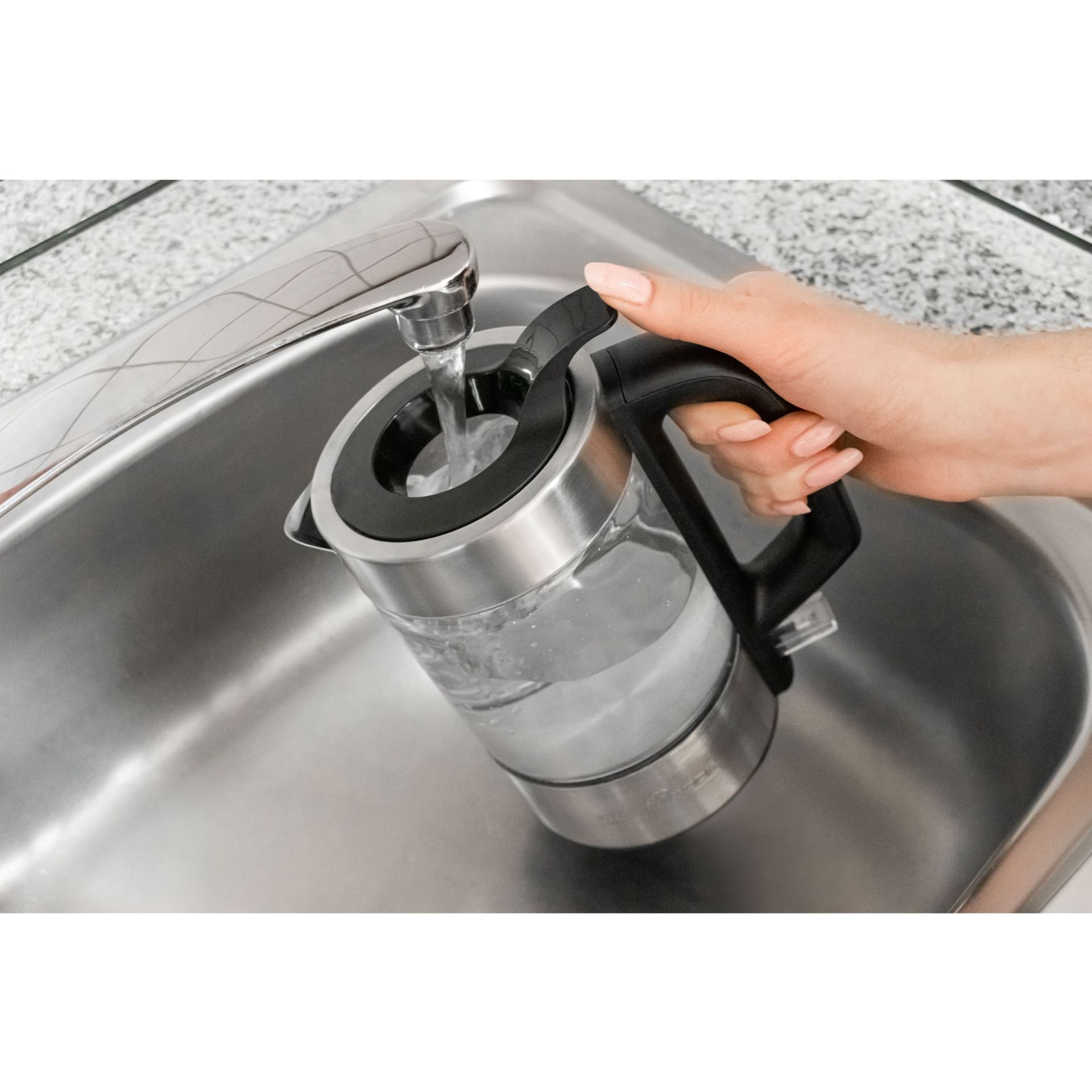 Wasserkocher Glas