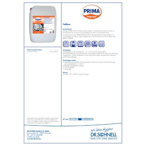 PRIMA DEGREASE Kanister 20 kg