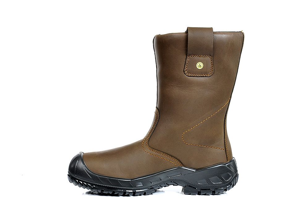 ELTEN RIGGER Boot Sicherheitsstiefel High S3 ESD, Braun, Gr. 40