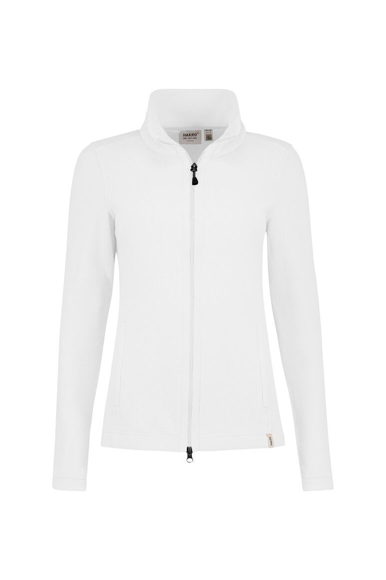 HAKRO Damen Fleecejacke ECO weiß, XS