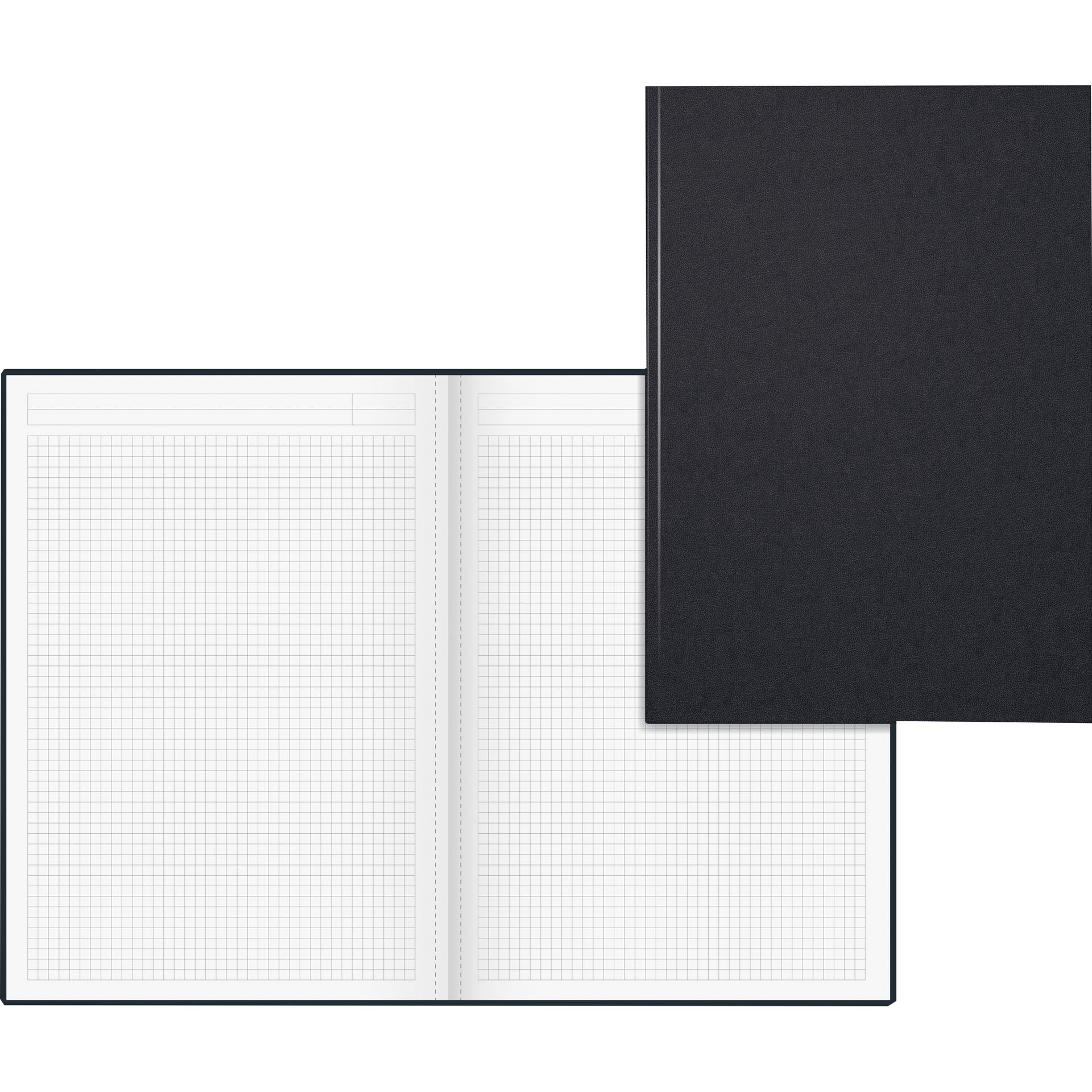 Notizbuch A4 96Bl kar sw