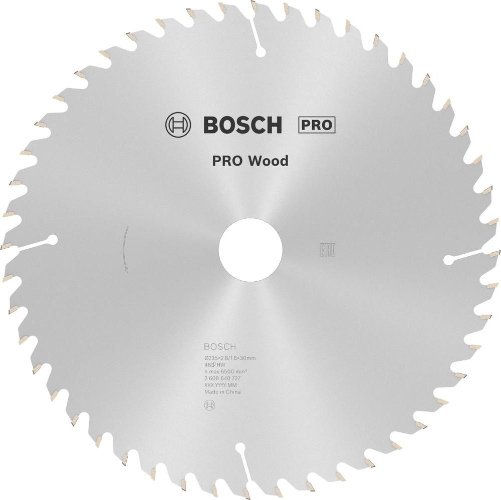 HM-Kreissägeblatt 235x2,8/1,8x30 48Z WZ BosVE à 1 Stück Optiline Wood BOSCH