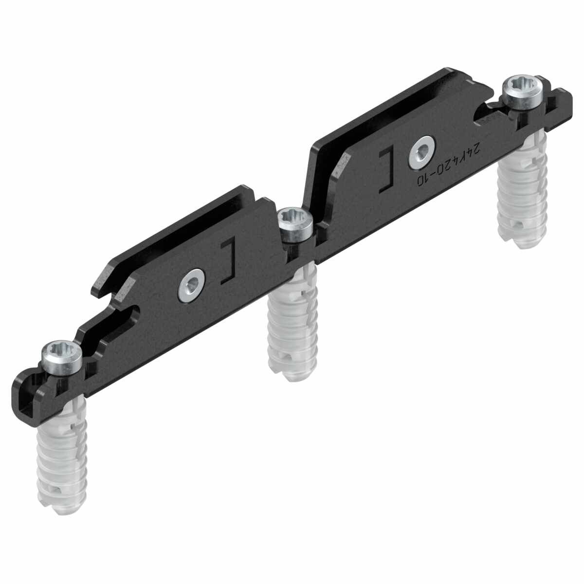 AVENTOS HK integriert, Frontbefestigung für Holzfronten,