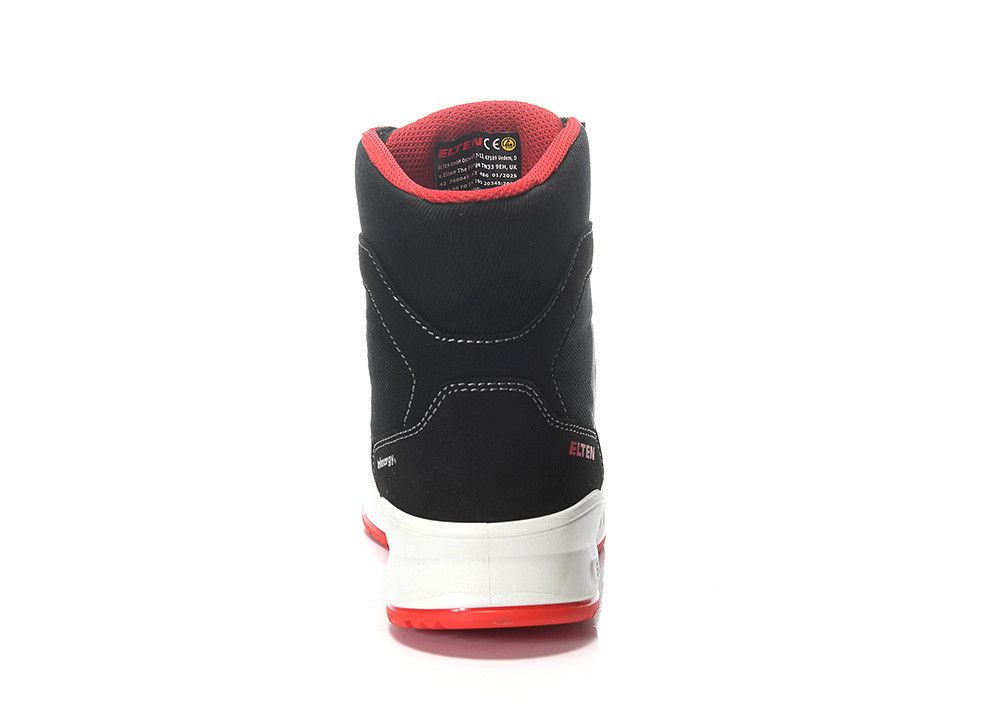 Sicherheitsstiefel ISAAK XXST BOA® black-red Mid ESD S2, Gr. 35