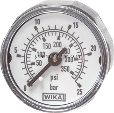 Mini-Manometer, 26mm, 0 - 2 MPa, R 1/16"