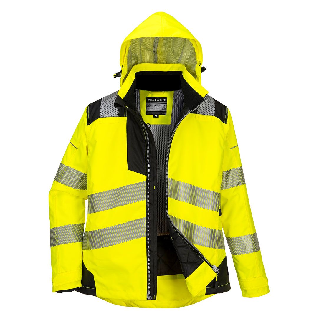 Portwest PW3 Warnschutz-Winterjacke, Gelb, Gr. 2XL