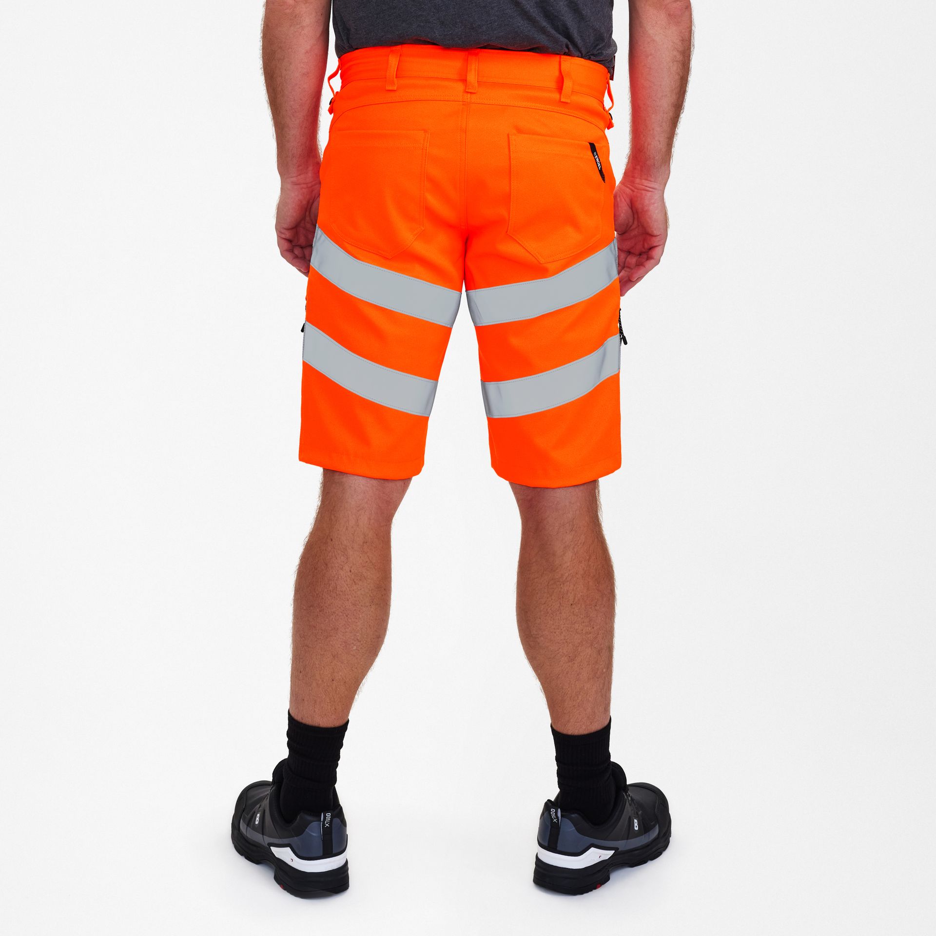 Safety Arbeitsshorts mit 2-Wege-Stretch Hi-vis Orange, Gr. 42