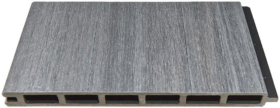 ELZE-Serie Zaunlamelle BREIT 20 x 280 x 1790 mm GRAU co-extrudiert WPC-Steckzaunsystem