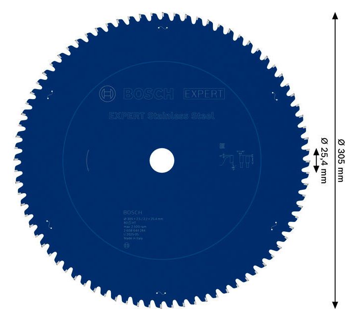 BOSCH HM-Kreissägeblatt, "Edelstahl"