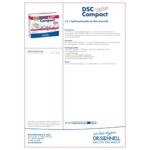 DSC COMPACT TABS Packung 40 Tabs