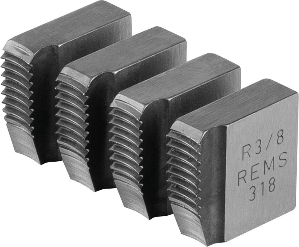 Schneidbacken R 3/8 Rems Rohrgewinde R kegelig re ISO 7-1, EN 10226