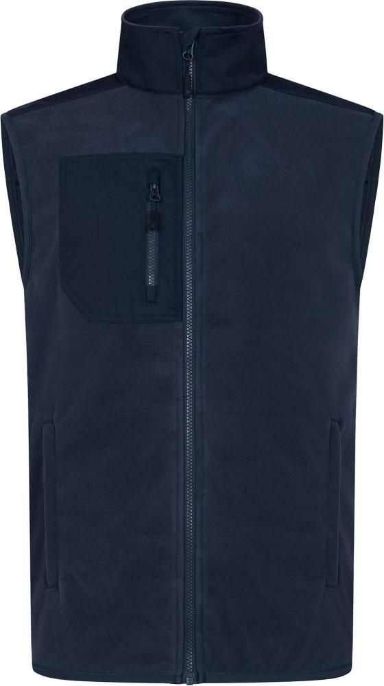 PROMODORO Canvas Fleece Vest Men navy Gr. 2XL