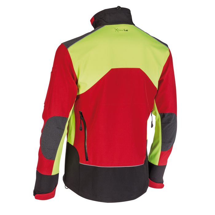 PSS X-treme Softshelljacke Shell rot/gelb - Gr. XL