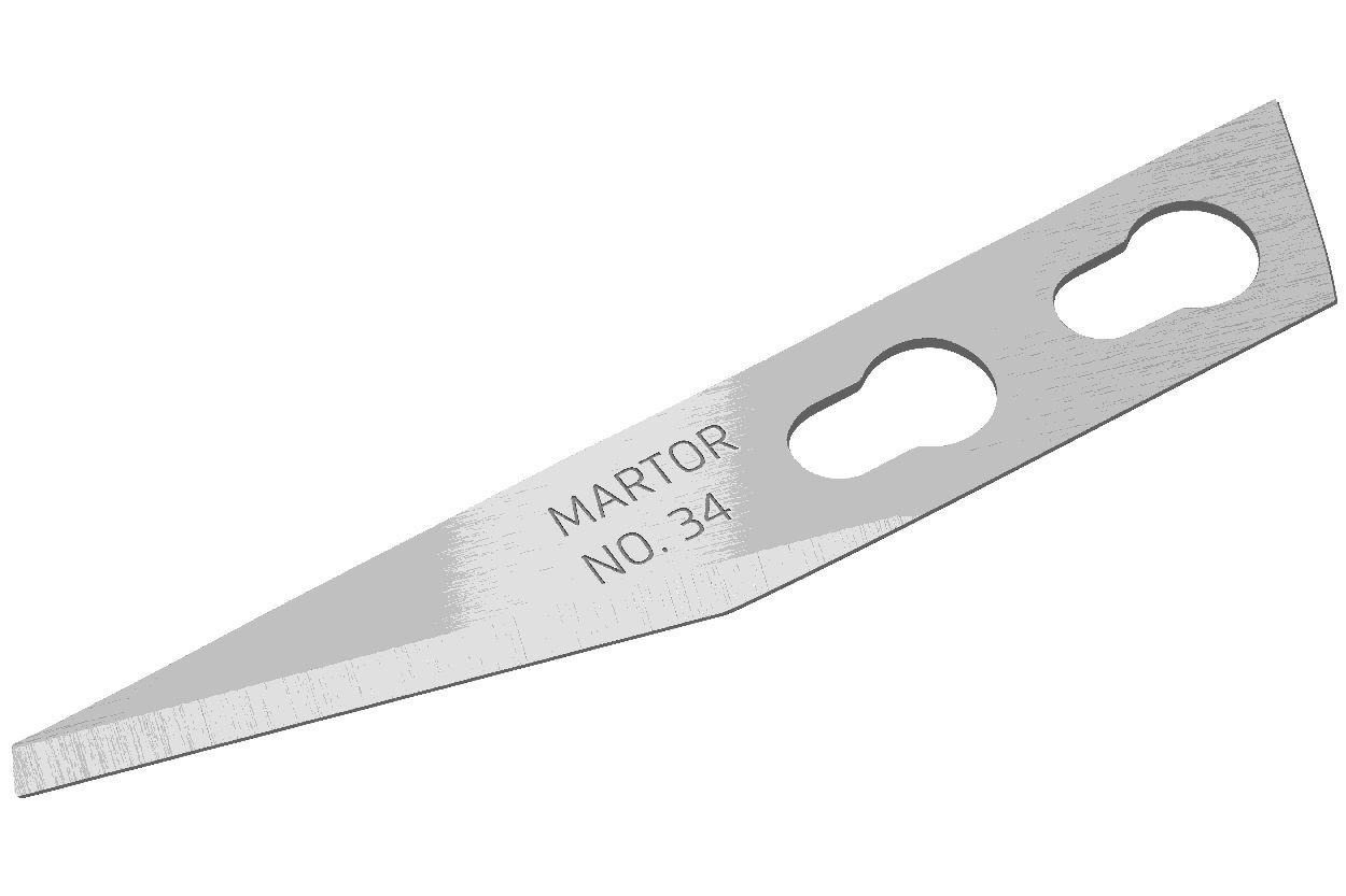 MARTOR Ersatzklinge GRAFIKKLINGE 34 Spezialschliff | 100 Stück